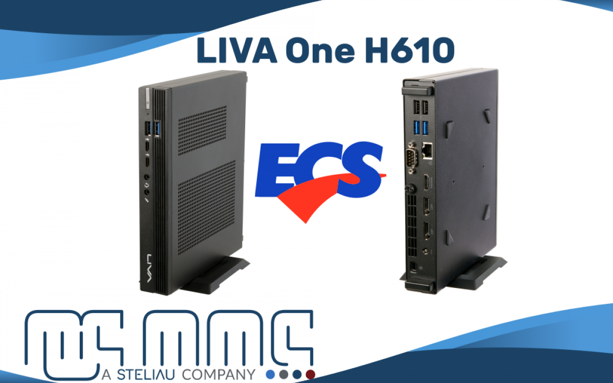 ECS lanza el nuevo y poderoso mini PC. LIVA One H610