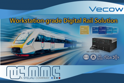 Solución Digital Rail con grado de Workstation de Vecow.